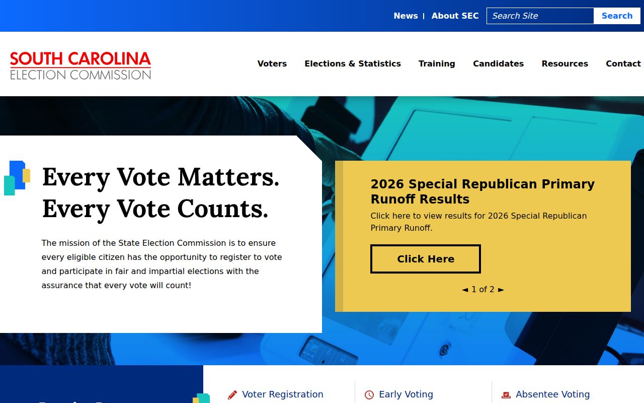 Easley residents directory South Carolina voter lookup route